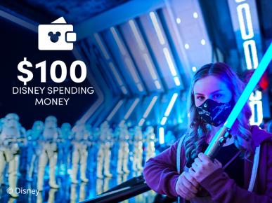 $100 Disney Spending Money